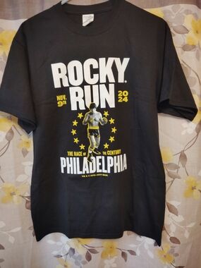 Port and Company Rocky Run Philadelphia Graphic Tee - Black & Yellow